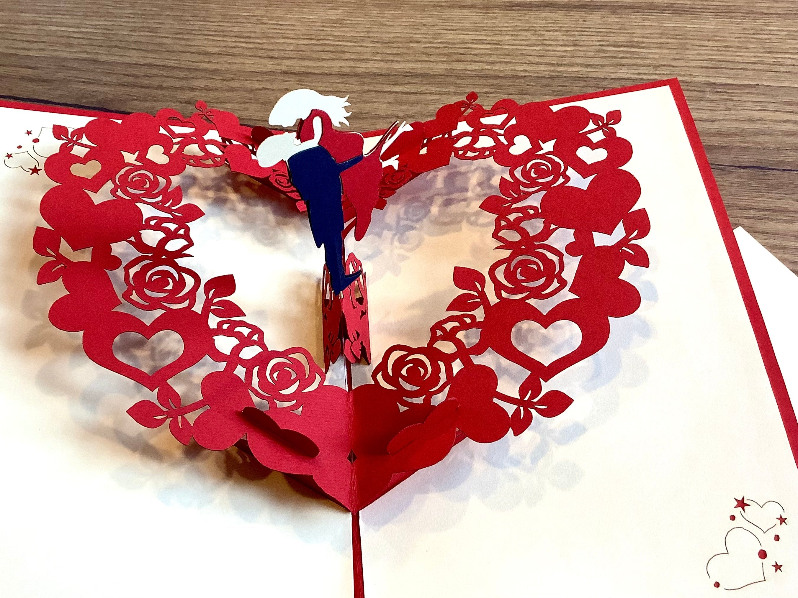 3D-Karte Hochzeit Tanzpaar Moving Card