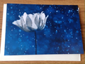 Briefkarte "Magic Blue" (Magda Wasiczek)