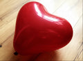 Herz-Luftballon rot Naturlatex