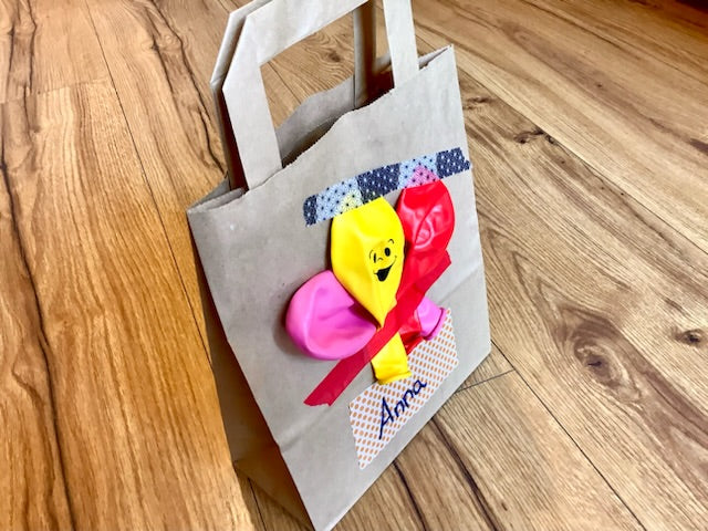 Papiertüte klein 18x22x8cm braun